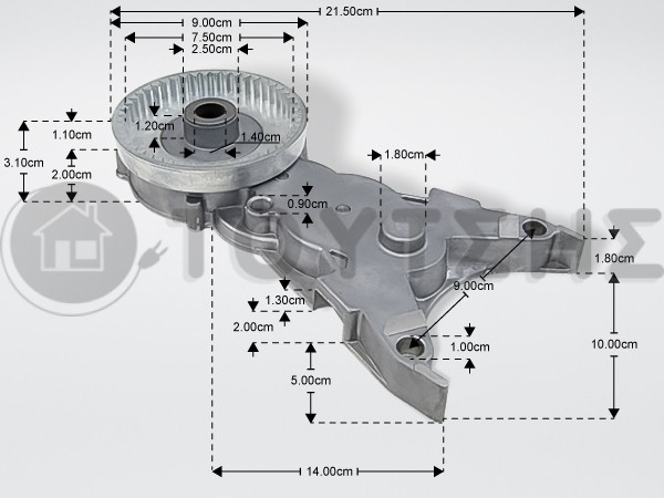 ΓΝΗΣΙΟ ΜΟΤΕΡ (GEARBOX) ΚΟΥΖΙΝΟΜΗΧΑΝΗΣ KENWOOD KW696677 image