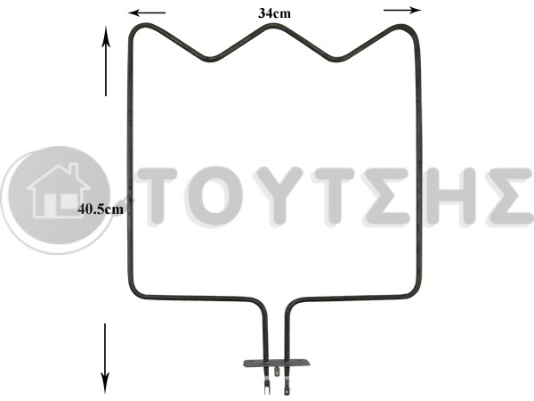 ΑΝΤΙΣΤΑΣΗ ΚΟΥΖΙΝΑΣ CONTI KΑΤΩ 1400W/230V image