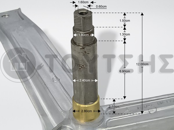 ΑΞΟΝΑΣ ΠΛΥΝΤΗΡΙΟY ΡΟΥΧΩΝ  BOSCH SIEMENS BALAY 00215117 image