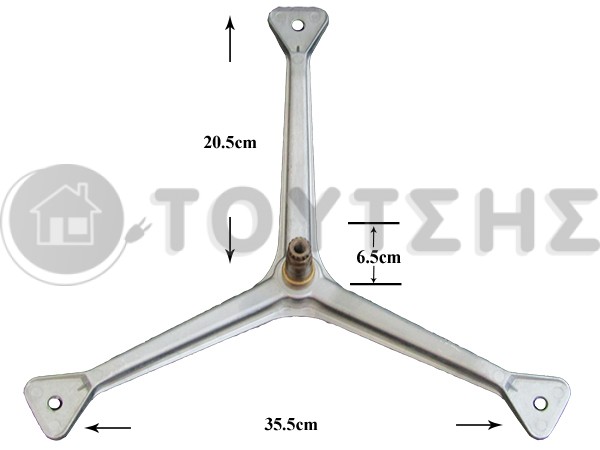 ΑΞΟΝΑΣ ΠΛΥΝΤΗΡΙΟΥ ΡΟΥΧΩΝ ARISTON 6203-6204 609959 image