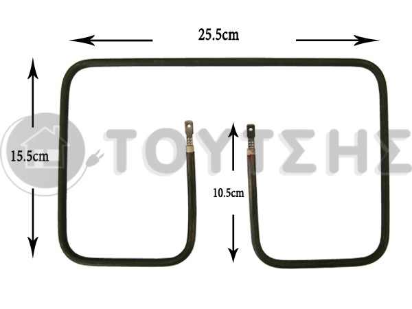 ΑΝΤΙΣΤΑΣΗ ΤΟΣΤΙΕΡΑΣ HOBBY 250X155 110V 900W image