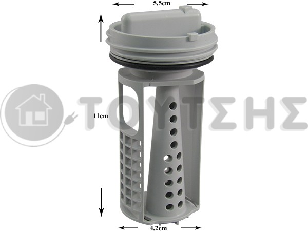 ΦΙΛΤΡΟ ΠΛΥΝΤΗΡΙΟΥ ΡΟΥΧΩΝ SAMSUNG DC97-15695A image