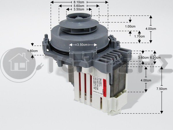 ΜΟΤΕΡ ΠΛΥΣΕΩΣ ΠΛΥΝΤΗΡΙΟΥ ΠΙΑΤΩΝ WHIRLPOOL 482000022018 image