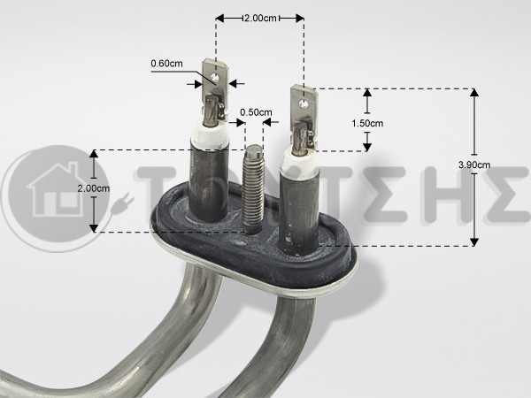 ΑΝΤΙΣΤΑΣΗ ΠΛΥΝΤΗΡΙΟY ΠΙΑΤΩΝ ARISTON 1800W C00061014 image