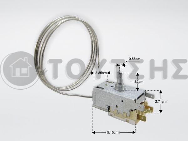 ΘΕΡΜΟΣΤΑΤΗΣ ΨΥΓΕΙΟΥ BEKO K59-L2706 9002754385 image