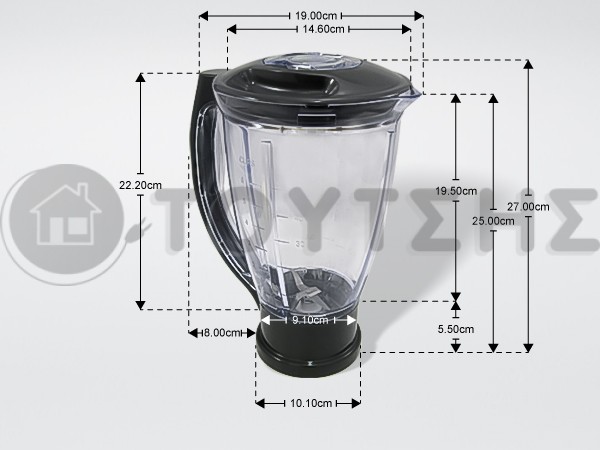 ΚΑΝΑΤΑ ΜΠΛΕΝΤΕΡ MOULINEX XF634BB1 image