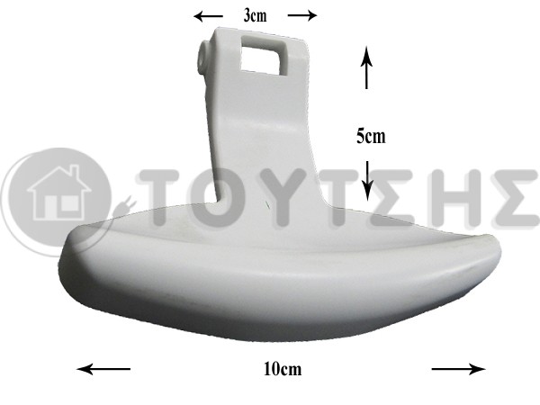 ΚΛΕΙΣΤΡΟ ΠΛΥΝΤΗΡΙΟY ΡΟΥΧΩΝ WHIRLPOOL BAUKNECHT IGNIS 480111100265 image