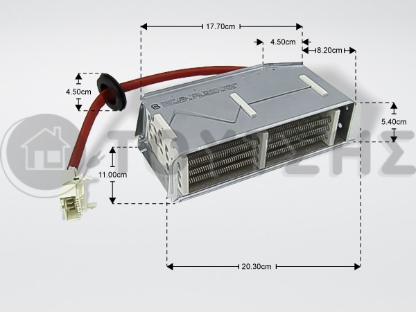 ΑΝΤΙΣΤΑΣΗ ΣΤΕΓΝΩΤΗΡΙΟΥ 1400/800W AEG 1257532141 image