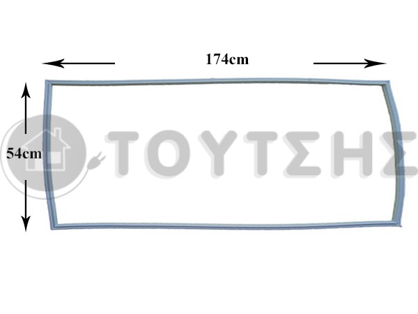 ΛΑΣΤΙΧΟ ΠΟΡΤΑΣ ΣΥΝΤΗΡΗΣΗΣ ΨΥΓΕΙΟΥ SIEMENS BOSCH 230709 image