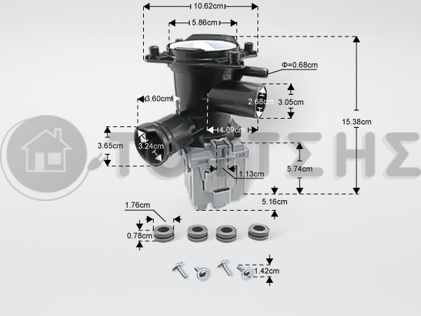 ΑΝΤΛΙΑ ΠΛΥΝΤΗΡΙΟY SIEMENS BOSCH 00144971 00145338 image