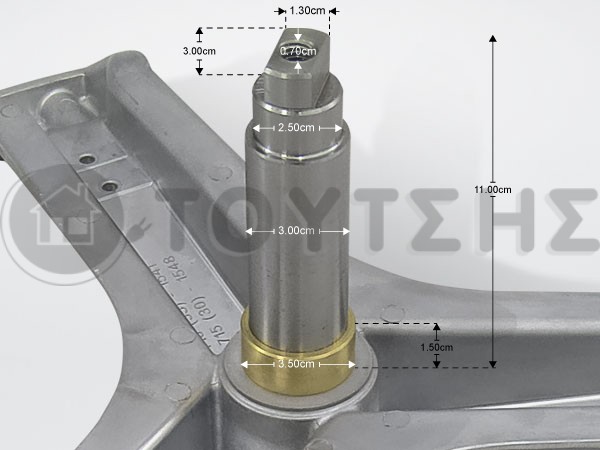 ΑΞΟΝΑΣ ΠΛΥΝΤΗΡΙΟY ΡΟΥΧΩΝ ZANUSSI 50253016005 image