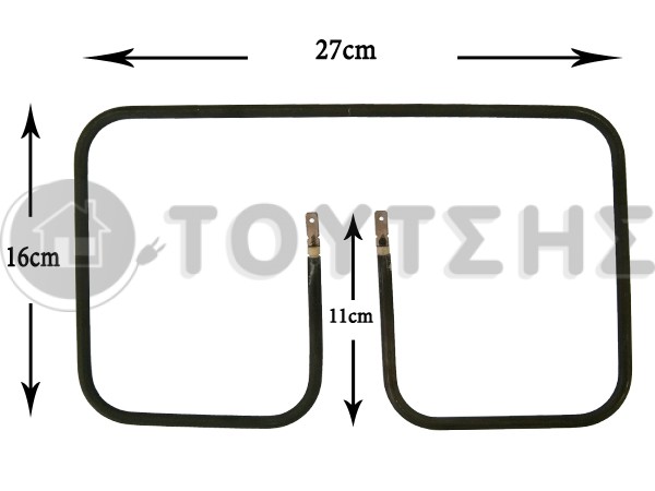 ΑΝΤΙΣΤΑΣΗ ΤΟΣΤΙΕΡΑΣ PHILIPS KENWOOD 270X160 110V 900W image