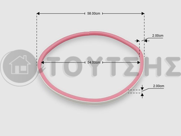 ΓΝΗΣΙΑ ΦΛΑΝΤΖΑ ΚΑΔΟΥ ΣΤΕΓΝΩΤΗΡΙΟΥ AEG ZANUSSI 1368089205 image