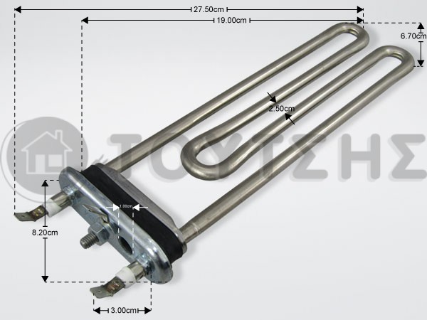 ΑΝΤΙΣΤΑΣΗ ΠΛΥΝΤΗΡΙΟY ΡΟΥΧΩΝ SIEMENS 2000W 230V 12010979 image