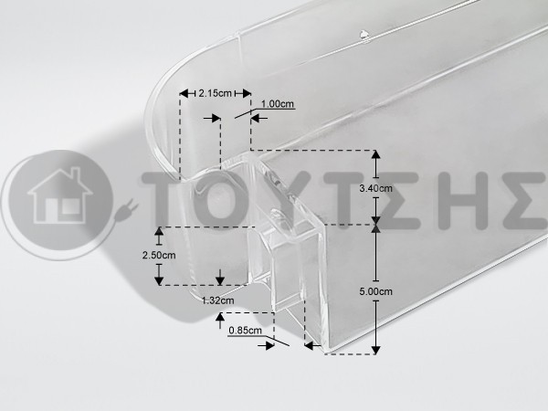 ΜΠΟΥΚΑΛΟΘΗΚΗ ΠΟΡΤΑΣ ΨΥΓΕΙΟΥ AEG 4055038220 image