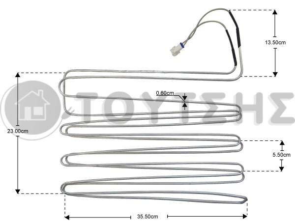 ΑΝΤΙΣΤΑΣΗ ΨΥΓΕΙΟΥ ΑΠΟΨΥΞΗΣ ELECTROLUX ZANUSSI 50297895000 image