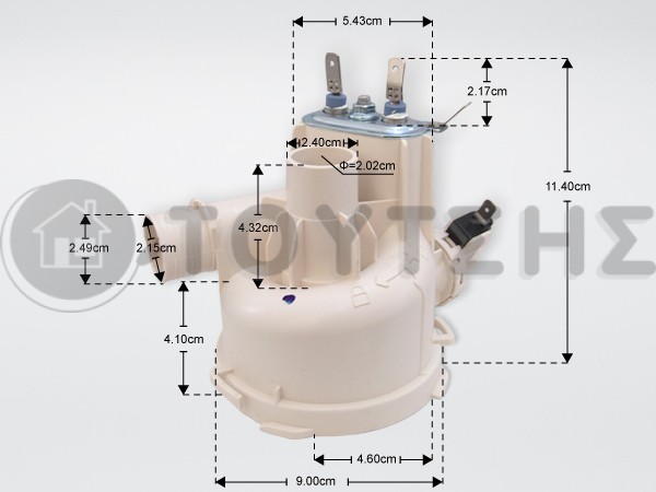 ΑΝΤΙΣΤΑΣΗ ΠΛΥΝΤΗΡΙΟΥ ΠΙΑΤΩΝ MIDEA DELONGHI ELECTROLUX 17476000007482 image