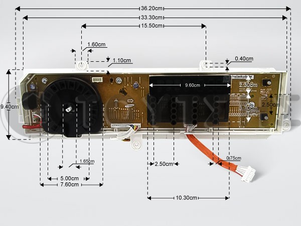 ΠΛΑΚΕΤΑ ΠΛΥΝΤΗΡΙΟΥ ΡΟΥΧΩΝ SAMSUNG DC94-06262A image