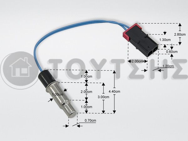 ΑΙΣΘΗΤΗΡΑΣ ΘΕΡΜΟΚΡΑΣΙΑΣ ΠΛΥΝΤΗΡΙΟΥ SAMSUNG DC32-00010C image