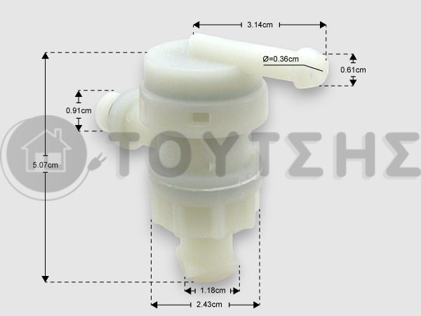 ΒΑΛΒΙΔΑ ΑΝΤΕΠΙΣΤΡΟΦΗ ΚΑΦΕΤΙΕΡΑΣ KENWOOD DELONGHI 7313260161 image