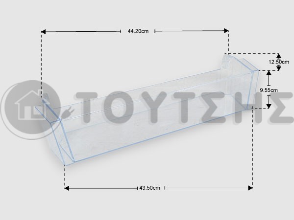 ΓΝΗΣΙΟ ΡΑΦΙ ΜΠΟΥΚΑΛΙΩΝ ΠΟΡΤΑΣ ΣΥΝΤΗΡΗΣΗΣ BOSCH SIEMENS PITSOS 709636 image