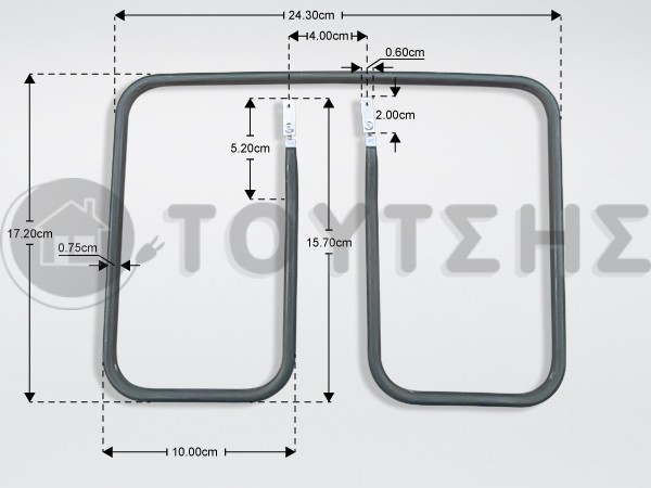 ΑΝΤΙΣΤΑΣΗ ΤΟΣΤΙΕΡΑΣ 1000W 230V SEB TEFAL TS-01039500 image