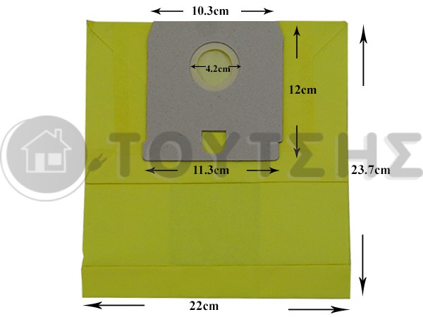 ΣΑΚΟΥΛΑ ΣΚΟΥΠΑΣ ELECTROLUX EXCELSIOR ELITE 1600 SET 5 ΤΕΜ + 2 ΦΙΛΤΡΑ image