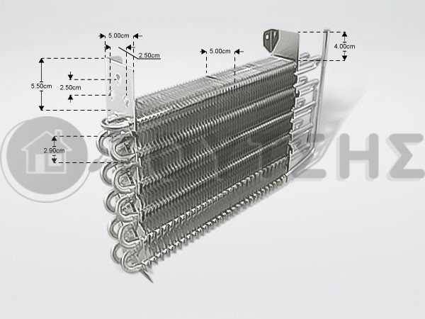 ΣΤΟΙΧΕΙΟ EVAPORATOR ΚΑΤΑΨΥΞΗΣ WHIRLPOOL 481951138642 image