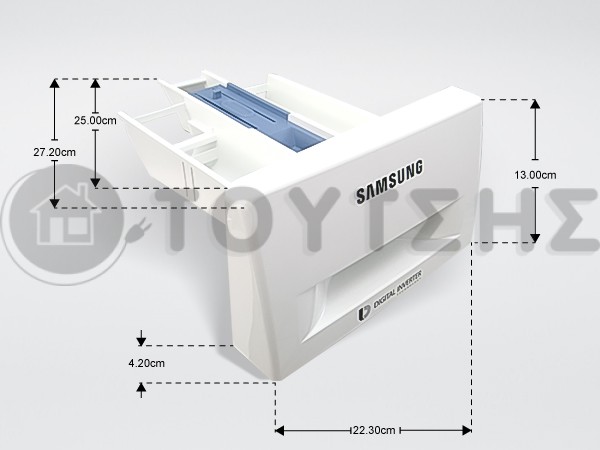 ΣΑΠΟΥΝΟΘΗΚΗ ΠΛΥΝΤΗΡΙΟΥ ΡΟΥΧΩΝ  SAMSUNG DC97-17310A image