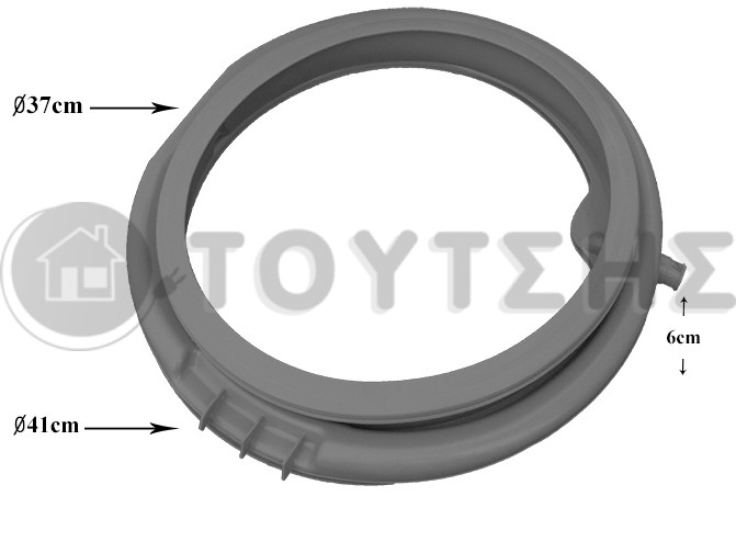 ΛΑΣΤΙΧΟ ΠΟΡΤΑΣ ΠΛΥΝΤΗΡΙΟΥ ΡΟΥΧΩΝ ΙΝDESIT ARISTON 287764 image