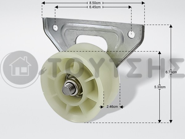 ΤΡΟΧΑΛΙΑ ΜΟΤΕΡ ARISTON INDESIT 113879 image