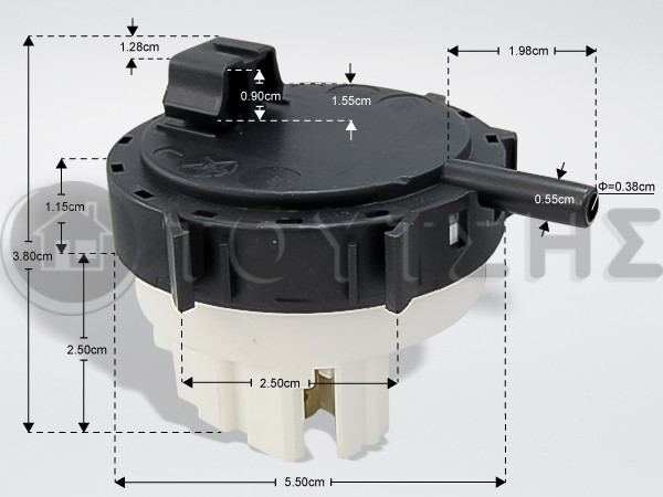 ΠΡΕΣΟΣΤΑΤΗΣ ΠΛΥΝΤΗΡΙΟΥ ΠΙΑΤΩΝ SMEG 816210333 image