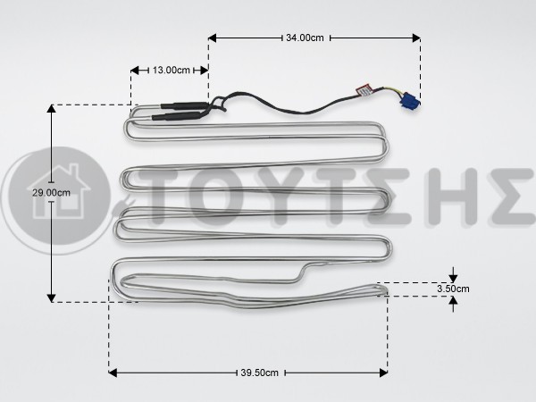 ΑΝΤΙΣΤΑΣΗ ΑΠΟΨΥΞΗΣ ΨΥΓΕΙΟΥ SAMSUNG 220V 250W DA47-00263E image