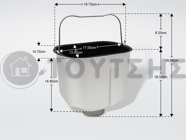 ΚΑΔΟΣ ΑΡΤΟΠΑΡΑΣΚΕΥΑΣΤΗ MOULINEX TEFAL SS-986062 image