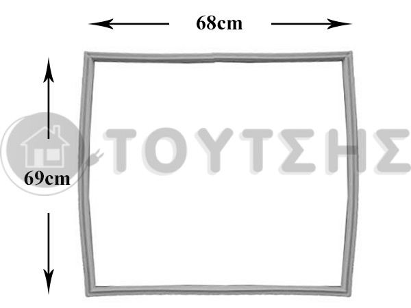 ΛΑΣΤΙΧΟ ΠΟΡΤΑΣ ΚΑΤΑΨΥΞΗΣ ΨΥΓΕΙΟΥ BOSCH SIEMENS 00688442 image