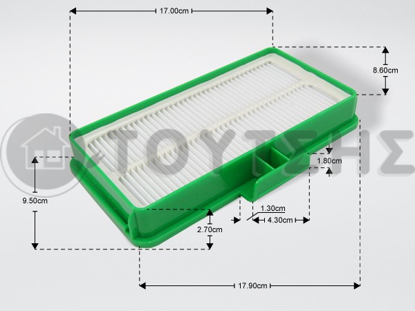 ΦΙΛΤΡΟ ΣΚΟΥΠΑΣ ROWENTA HEPA ZR901501 image