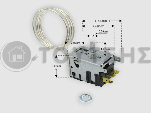 ΓΝΗΣΙΟΣ ΘΕΡΜΟΣΤΑΤΗΣ ΨΥΓΕΙΟΥ GORENJE 348885 077B2668 image