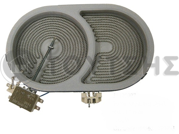 ΕΣΤΙΑ ΚΟΥΖΙΝΑΣ ΚΕΡΑΜΙΚΗ ΟΒΑΛ Φ270/170 2000W C00084562 image