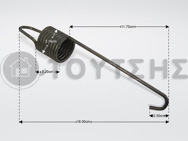 ΕΛΑΤΗΡΙΟ ΚΑΔΟΥ ΠΛΥΝΤΗΡΙΟΥ ΡΟΥΧΩΝ WHIRLPOOL C00145754 image