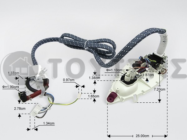 ΚΑΛΥΜΜΑ ΠΛΑΚΑΣ ΣΙΔΗΡΟΥ ΜΕ ΚΑΛΩΔΙΟ TEFAL CS-00144539 image