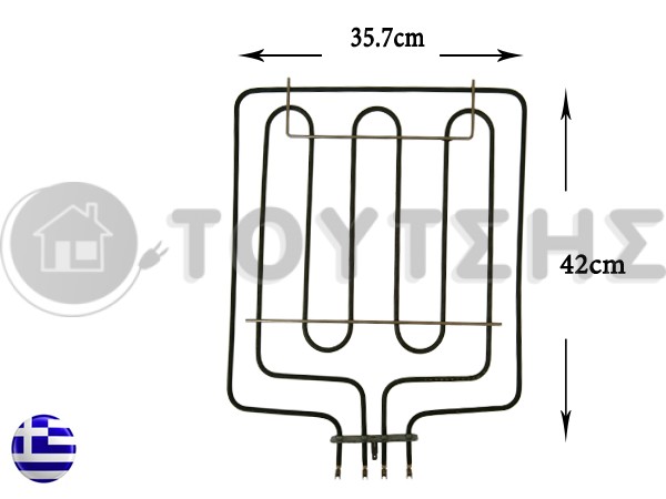 ΑΝΤΙΣΤΑΣΗ ΚΟΥΖΙΝΑΣ ΚΑΤΩ ΜΕΡΟΣ BOSCH SIEMENS PITSOS 450+850W 00353999 image