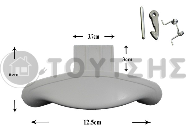 ΚΛΕΙΣΤΡΟ ΠΛΥΝΤΗΡΙΟY ΡΟΥΧΩΝ ARISTON INDESIT 065250 116580 image