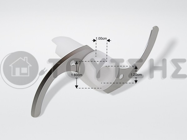 ΓΝΗΣΙΟ ΜΑΧΑΙΡΙ ΚΟΝΤΟ ΚΑΔΟΥ ΡΑΒΔΟΜΠΛΕΝΤΕΡ BOSCH SIEMENS 500ml 00167715 image