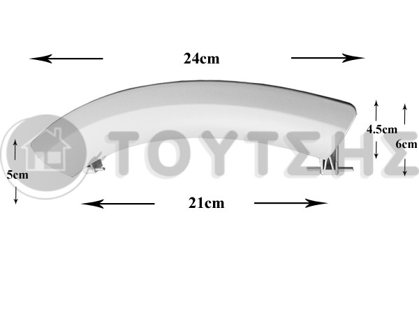 ΚΛΕΙΣΤΡΟ ΠΟΡΤΑΣ ΠΛΥΝΤΗΡΙΟΥ SIEMENS BOSCH ΙΝΟΧ 00751791 image