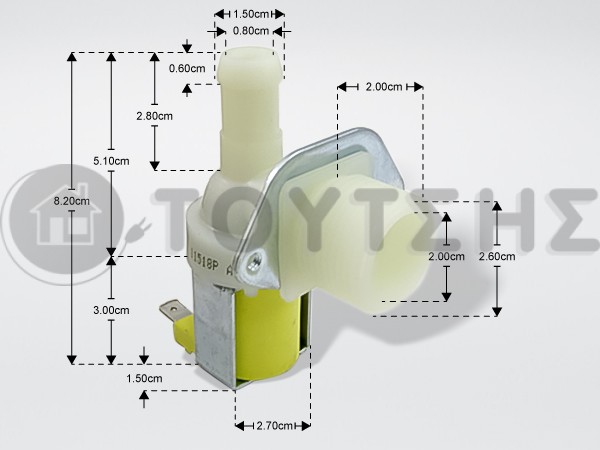 ΒΑΛΒΙΔΑ Γ.Χ.Ι ΓΩΝΙΑ 14ΜΜ 24V image