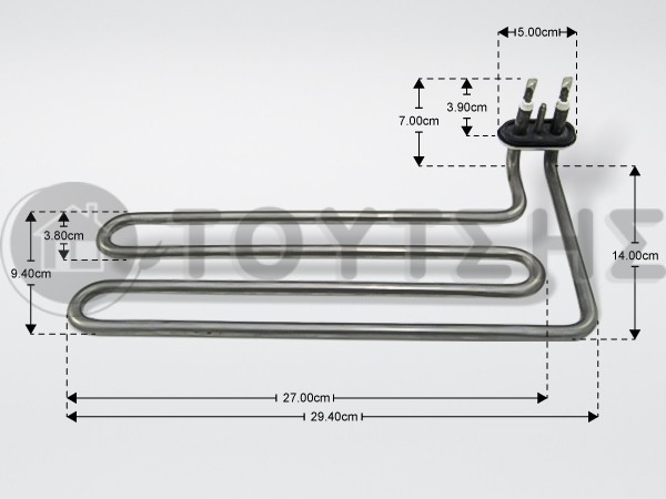 ΑΝΤΙΣΤΑΣΗ ΠΛΥΝΤΗΡΙΟY ΠΙΑΤΩΝ ARISTON 1800W C00061014 image