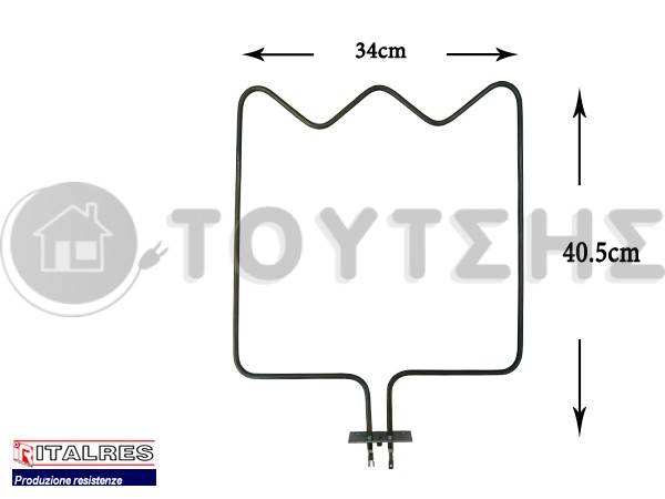 ΑΝΤΙΣΤΑΣΗ ΚΟΥΖΙΝΑΣ ΚΑΤΩ CONTI 1400W 220V image