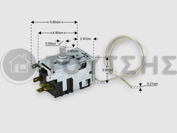 ΓΝΗΣΙΟΣ ΘΕΡΜΟΣΤΑΤΗΣ ΨΥΓΕΙΟΥ ΣΥΝΤΗΡΗΣΗΣ SIEMENS BOSCH 416423 image