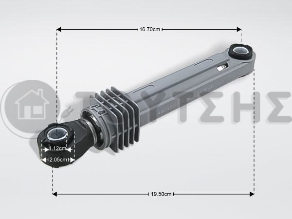ΑΜΟΡΤΙΣΕΡ ΠΛΥΝΤΗΡΙΟΥ ΡΟΥΧΩΝ LG 80N 4901ER2003B  image