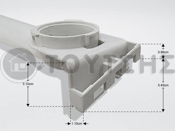 ΒΑΣΗ ΣΤΗΡΙΞΗΣ ΑΝΩ ΨΕΚΑΣΤΗΡΑ ΠΛ.ΠΙΑΤΩΝ WHIRLPOOL 480140101543 image